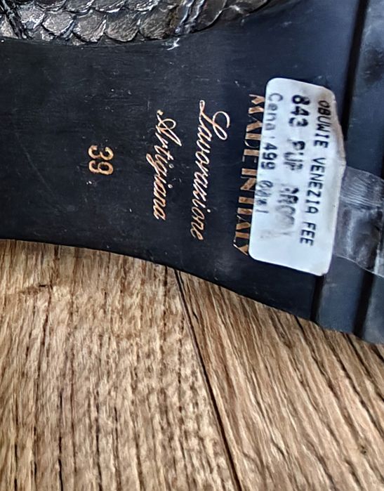 Venezia botki ze skóry 39