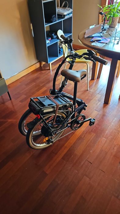Bicicleta elétrica dobravel E Fold + acessórios