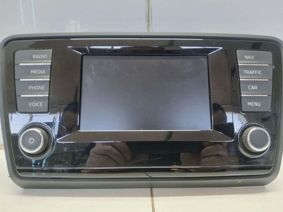 EKRAN WYŚWIETLACZ NAWIGACJI RADIA SKODA OCTAVIA 3 III 5E0919605D