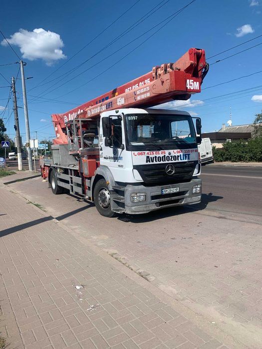 Аренда. Услуги. Автовышки 27м. автовишка 28м, 32м, 35м, 42м, 45м, 66м