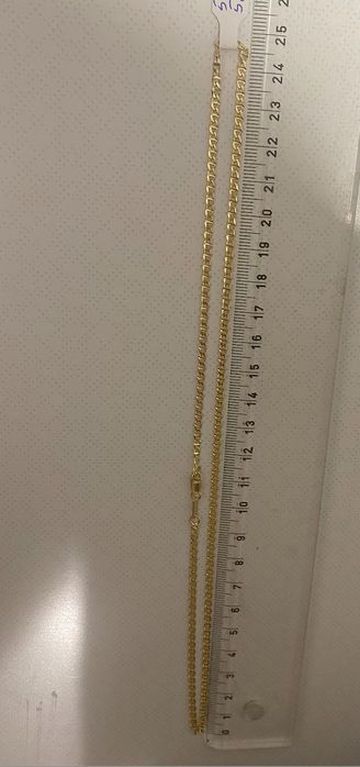ZŁOTY, nowy łańcuszek, Gucci 50 cm 5,13 g, próba: 585, 14K