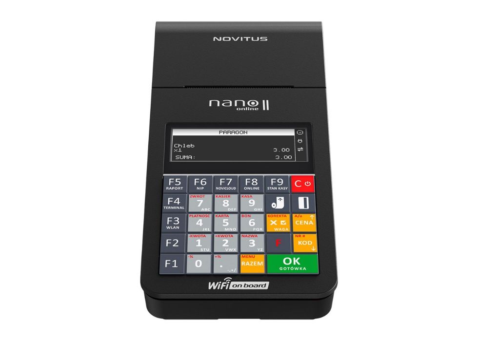 Kasa fiskalna Novitus Nano ONLINE WiFi LAN RATY 0% - 10x202,95