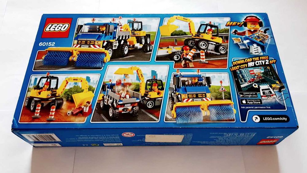 Lego City Construction 60152 Sweeper & Excavator selado