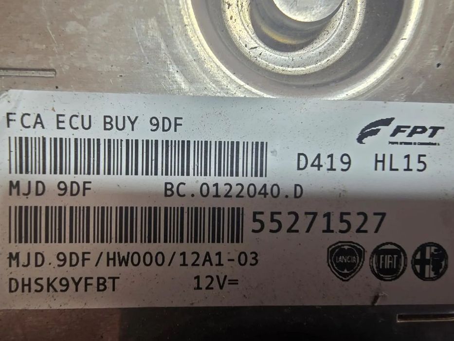 komputer+ecu ducato 2.3 euro 6 mjd 9df a1. 55271527