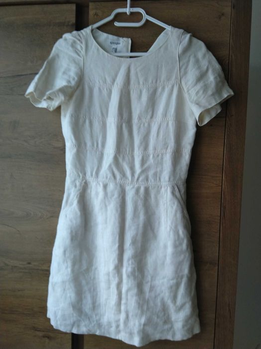 Lniana sukienka, rozmiar 34