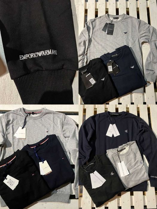 S-XXL Premium Bluza meska Emporio Armani Calvin Klein Tommy Outlet Premium