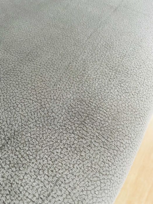 Sofá- cama, 3 lugares, tecido cinzento claro