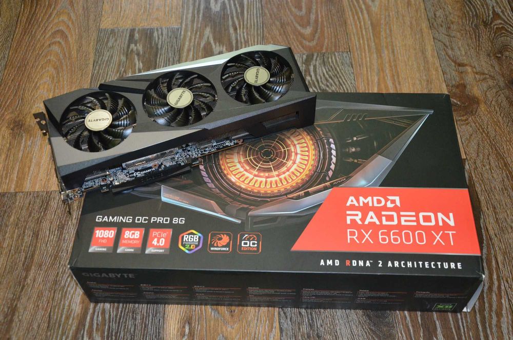 Відеокарта Gigabyte PCI-Ex Radeon RX 6600 XT Gaming OC PRO 8GB GDDR6