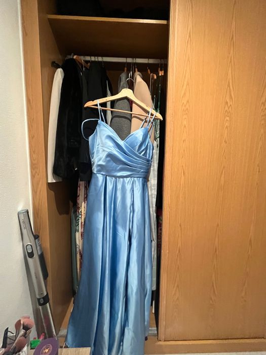 Vestido azul claro