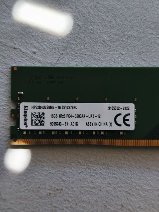 Memória RAM Kingston 16GB DDR4 3200MHz – Performance, Rapidez e Confiabilidade HP