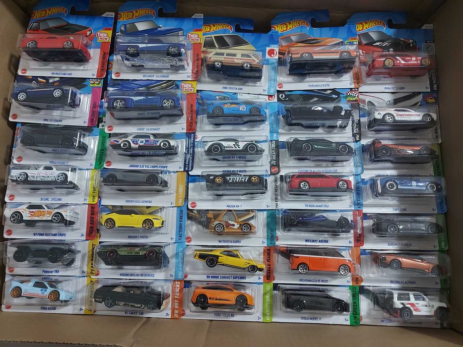 Coleção inteira de Hot Wheels