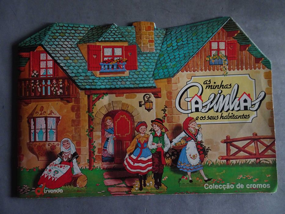 Caderneta de cromos as minhas Casinhas e os seus habitantes (tem 17)