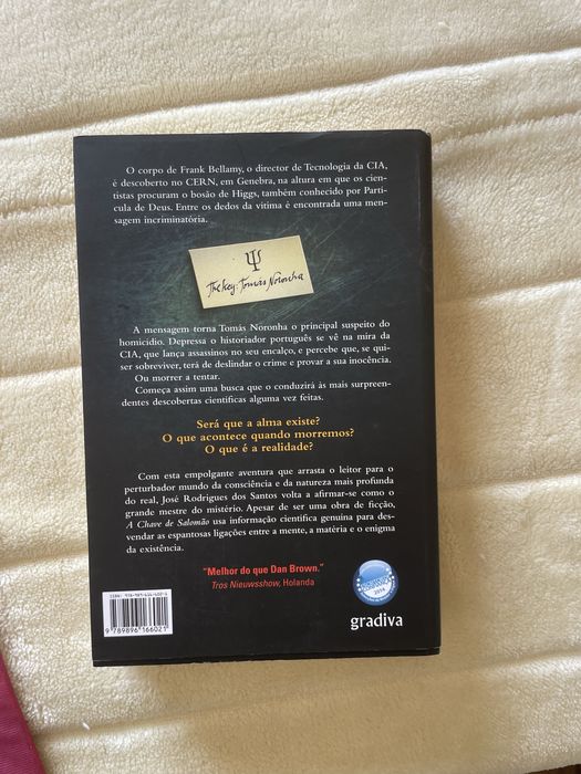 Livro “A chave de Salomão” de José Rodrigues dos Santos