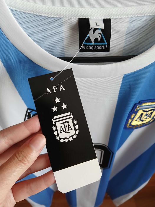 Camisola diego maradona equipamento argentina t shirt futebol