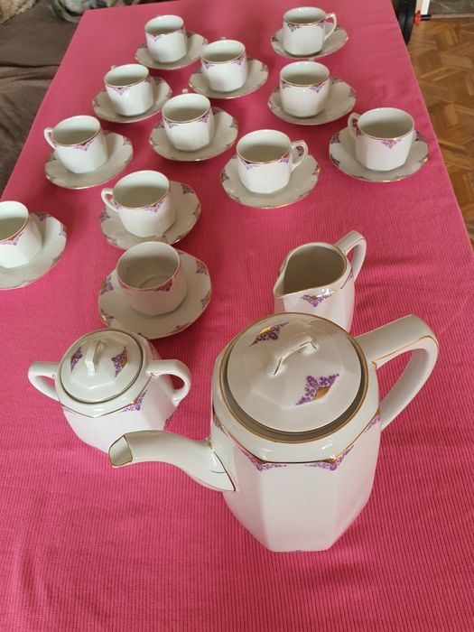 Serwis kawowy Weimar porcelanowy komplet