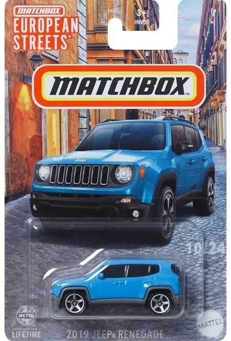 Matchbox European Streets 2019 Jeep Renegade HVV30