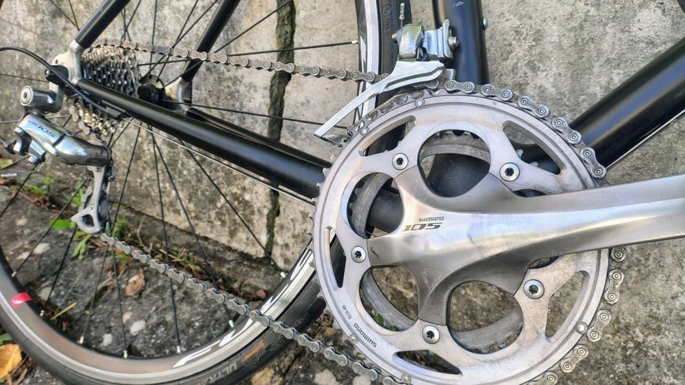 Bicicleta de estrada em carbono, barata