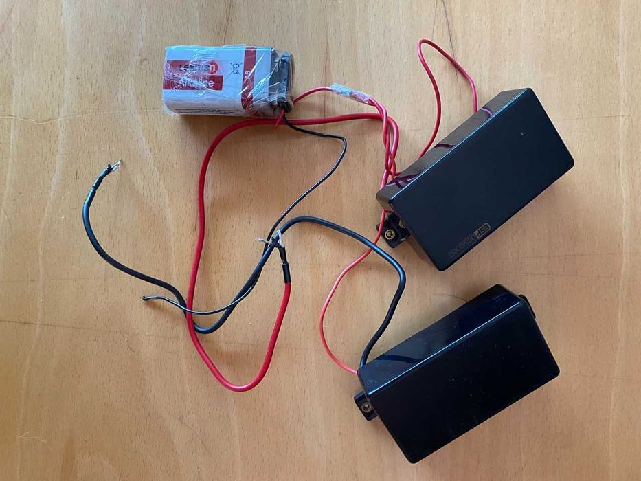 Ibanez RGR, set ESP Designs Pickups activos