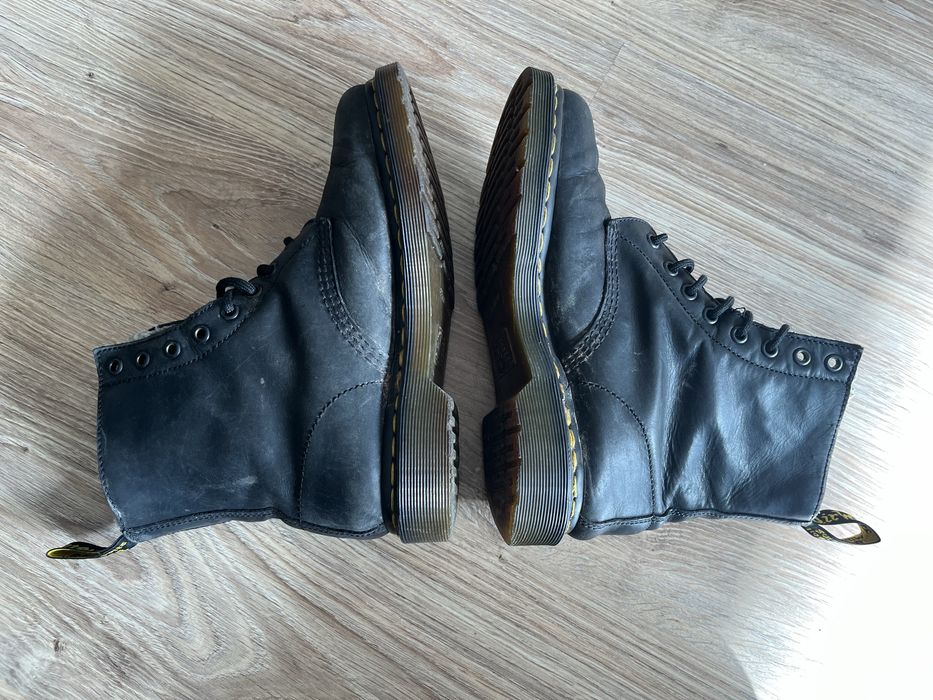 Buty Dr. Martens 38 – klasyczne czarne skórzane, ocieplane