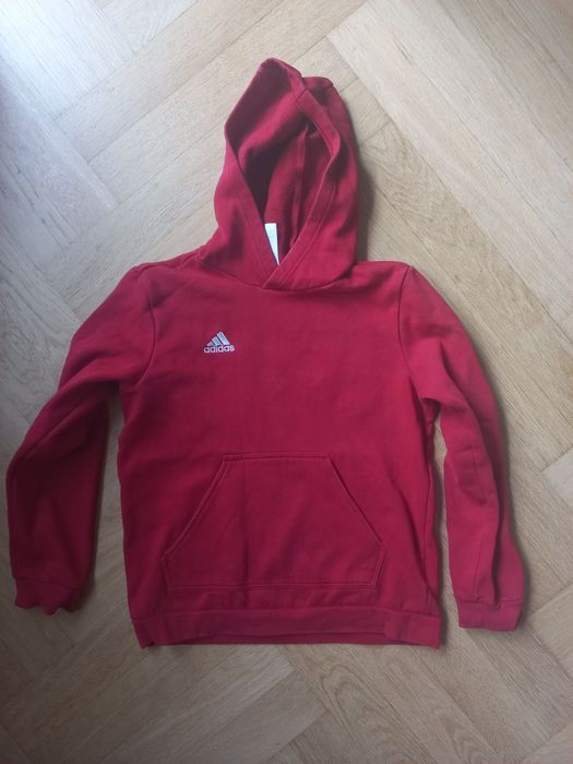 Czerwona bluza Adidas rozm 146