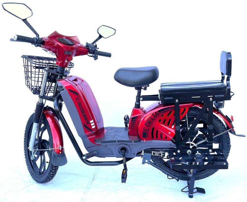 ХІТ! Електровелосипед Crosser E-Delta (800W, 60V, 15Ah,) - Червоний