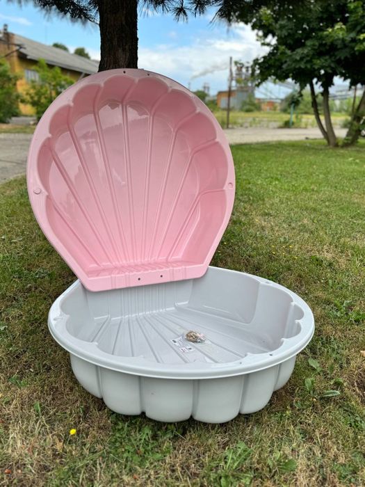 Пісочниця з кришкою мушля квітка песочница корабль кораблик с крышкой