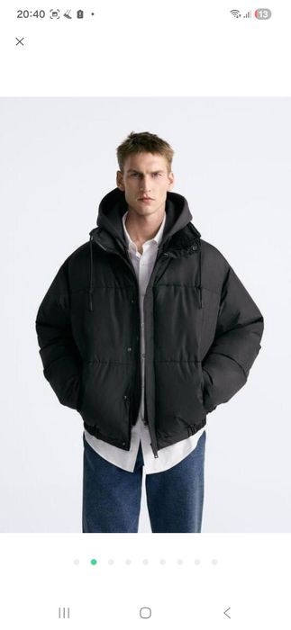Куртка зимова пуфер Zara L