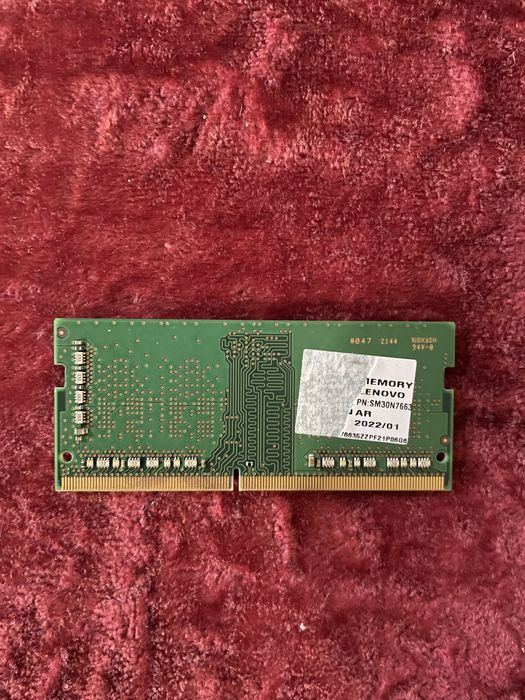 Память ОЗУ Samsung 4 gb (4 гб) SO-DIMM DDR4 3200 MHz для ноутбука 1 шт