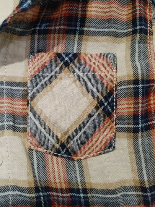 Koszula w kratkę dla chłopca r. 110