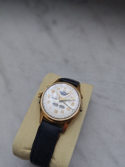 Enicar automat triple date fazy księżyca