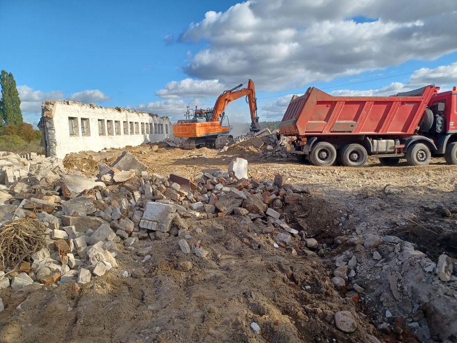 Roboty ziemne rozbiórka budynków, faszynowanie melioracja rozbiórki