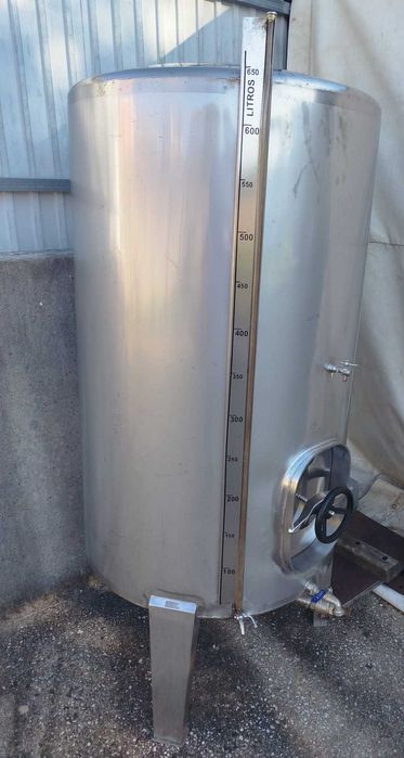 Cuba em inox para vinho 600 litros