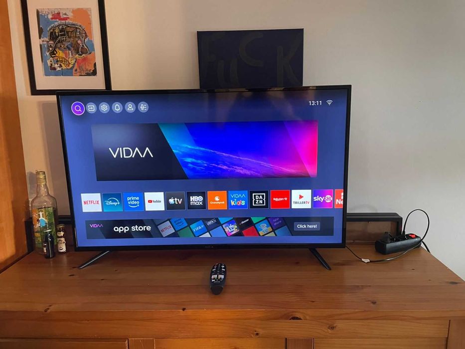SMART TV 55" Qilive - Vidaa - Muito Nova