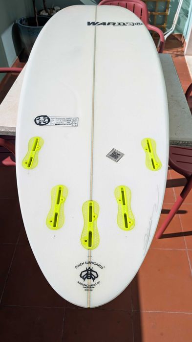 Prancha surf Polen surfboard 5'10" 31.6L PU muito bom estado
