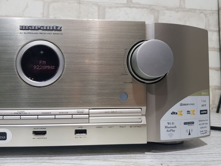 7.2AV ресивер Marantz SR5013 7х180Вт, AirPlay 2, Bluetooth, FLAC,WiFi
