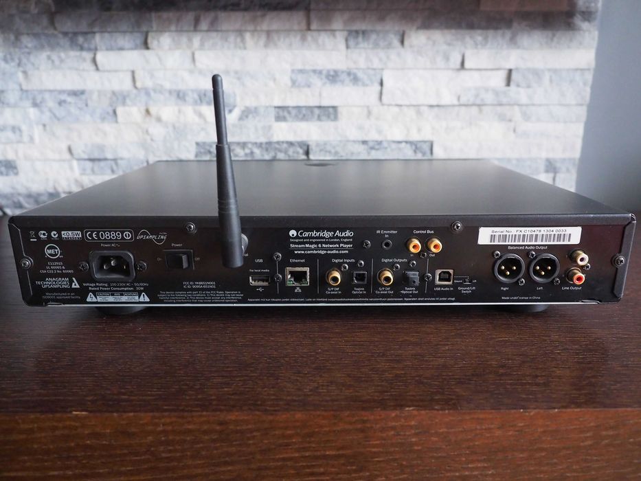 Cambridge Audio Stream Magic 6 DAC odtwarzacz sieciowy WM8740 Spotify