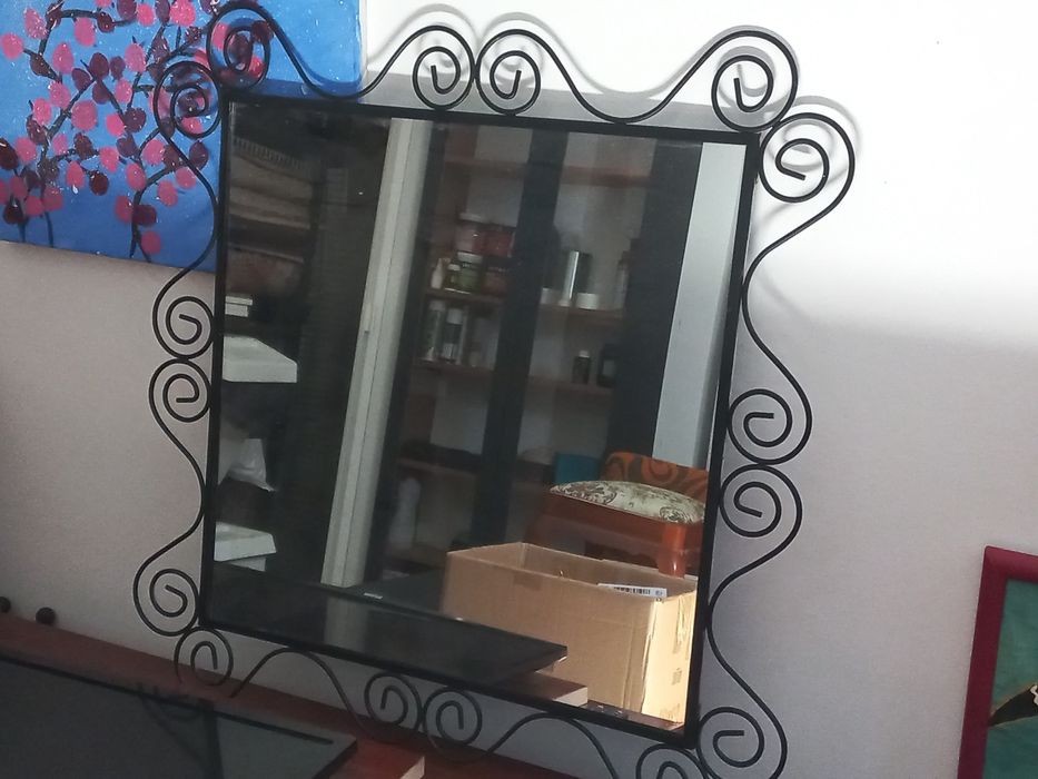 Espelho ikea em metal64750722983169122