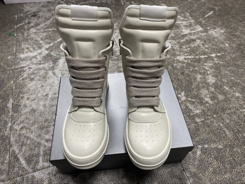 Нові Rick Owens Geobasket Jumbo Leather Sneakers/38-44/Преміум якість!