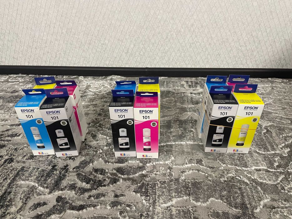 Чорнило Epson 101 оригінал ціна за набір