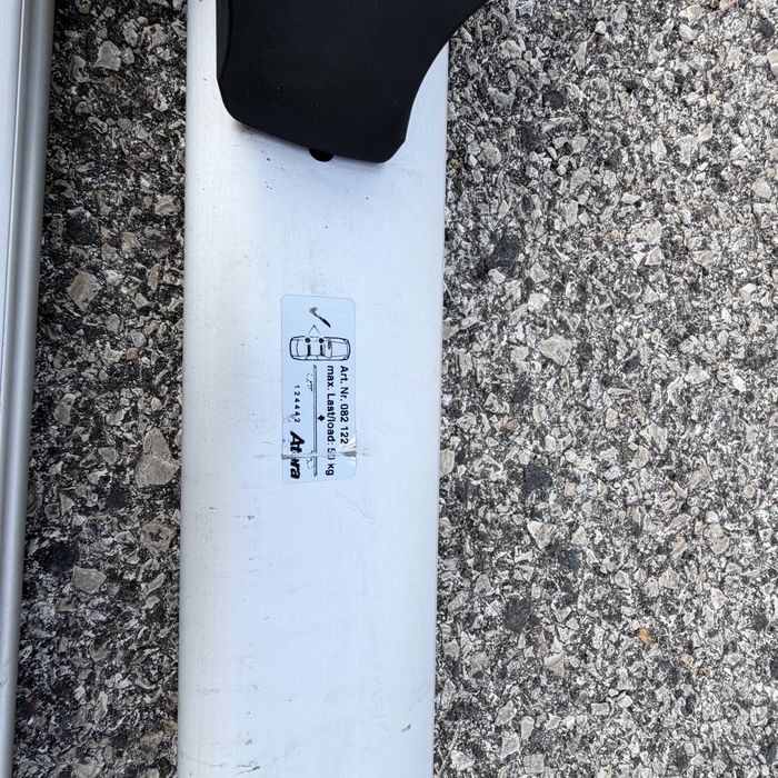 Barras Tejadilho Alumínio Aerodinâmicas Atera 122cm (Completas