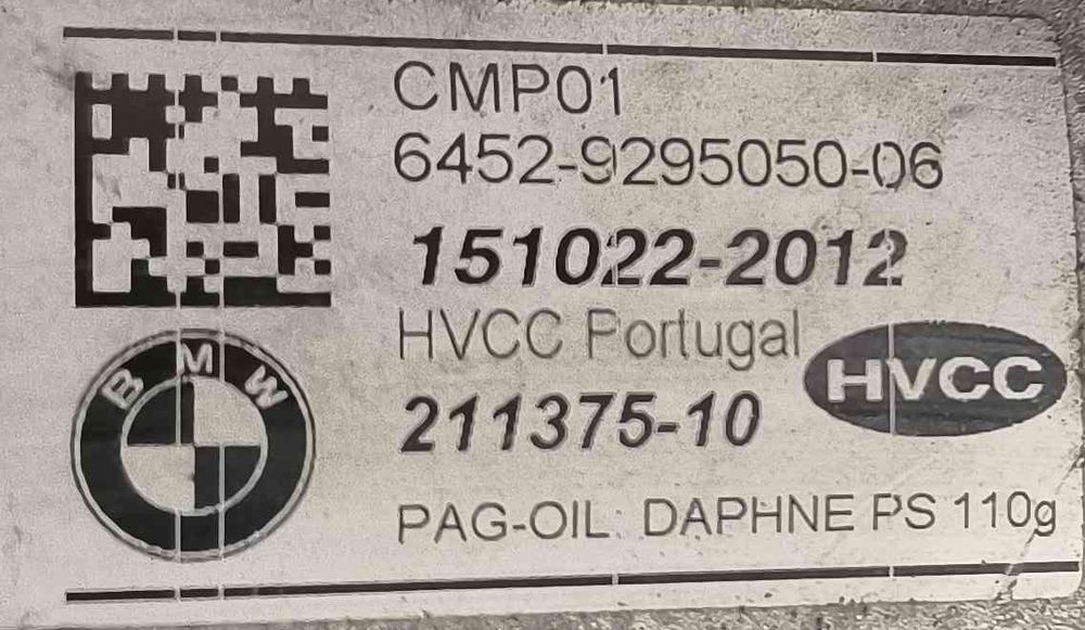 Compressor Ar Condicionado | BMW