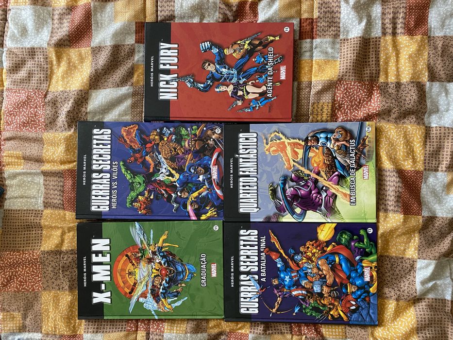 Banda Desenhada Coleção Livros Heróis Marvel