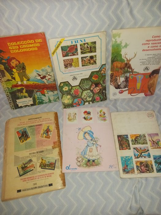 Lote de cadernetas de cromos