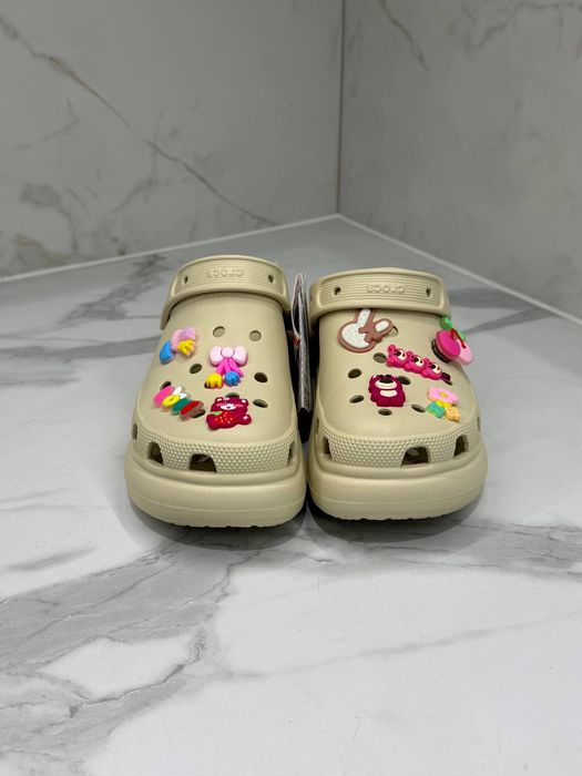 Crocs platform дитячі крокси з джибітс / кроксы детские  W6/36 розмір