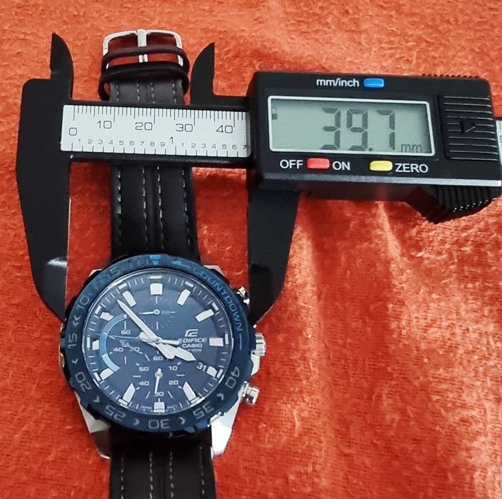 Relógio Edifice Casio Cronógrafo 100% Operacional