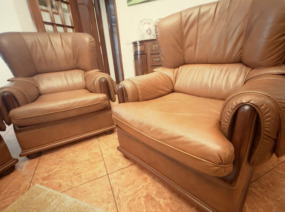 Sala de estar e jantar completa