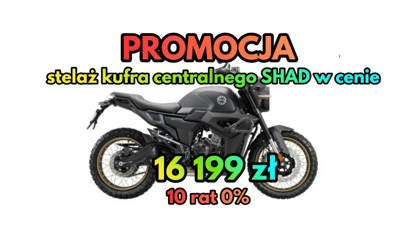 Zontes 125 G1 Spoke w cenie stelaż pod kufer SHAD, TRANSPORT, LEASING 10 rat 0%