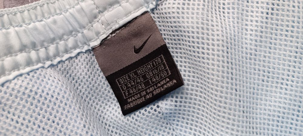 Dres Nike błękitny szerokie nogawki rozsuwane rozm  XL