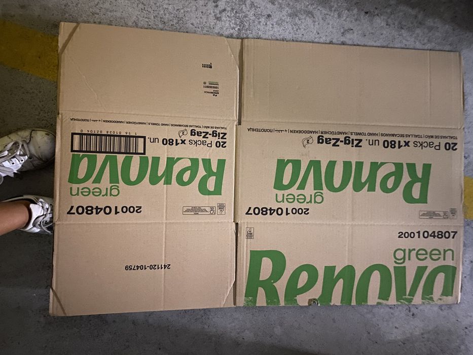 Caixas de cartão novas