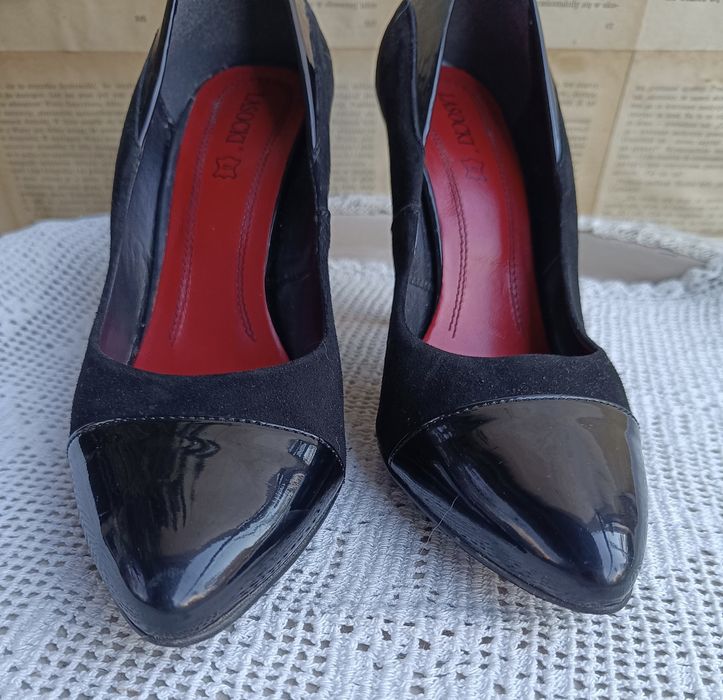 Ponadczasowy model! Lasocki 38 szpilki pump czółenka cap tor szpic